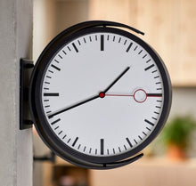 Load image into Gallery viewer, Horloge murale, noir28 cm