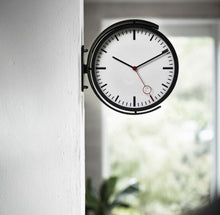Load image into Gallery viewer, Horloge murale, noir28 cm
